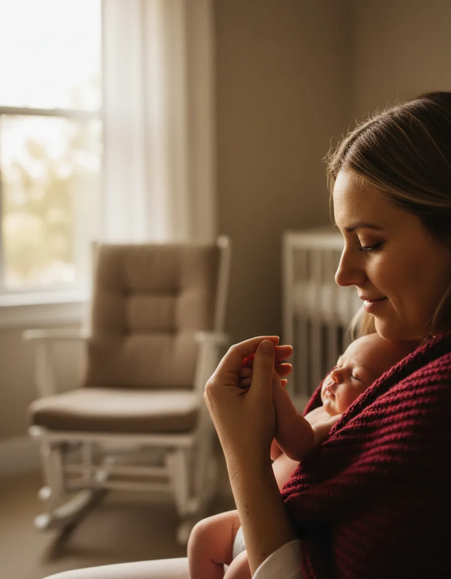 A pro-life symbolic image reflecting family values