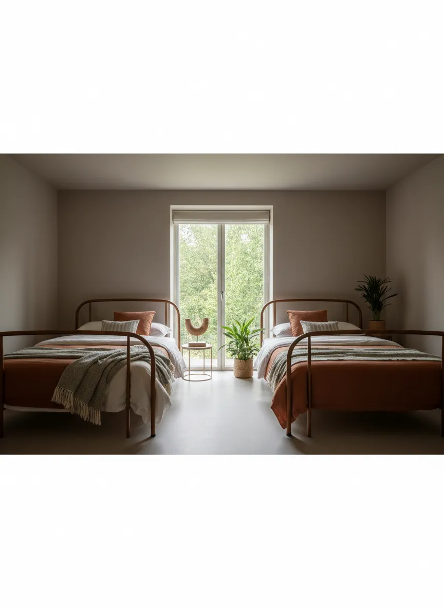 Geteiltes Zimmer im Retreat
