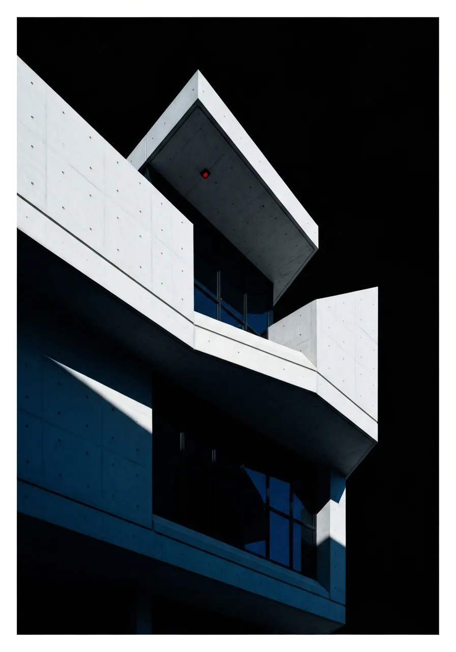 Monochrome architectural and structural reference image