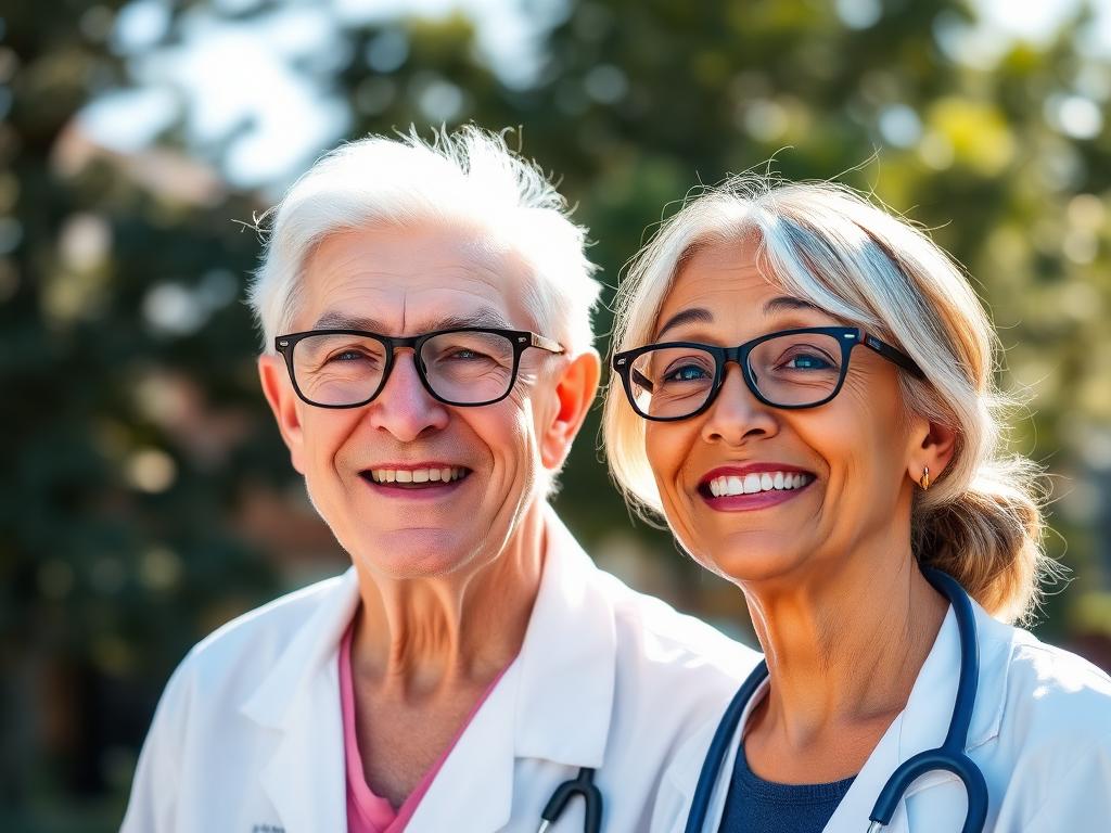Patients smiling