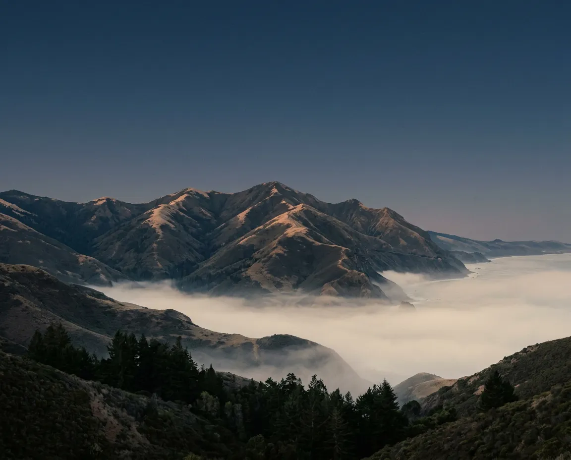 Serene landscape representing reflection and grounded perspective