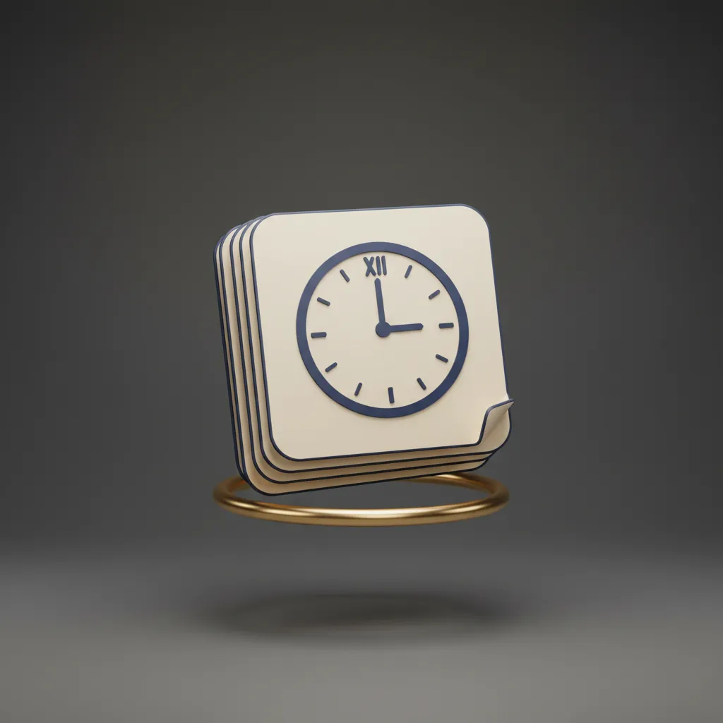 3D-Skulptur Kalender/Zeit