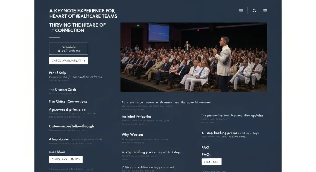 Speaker delivering a keynote presentation to a large audience