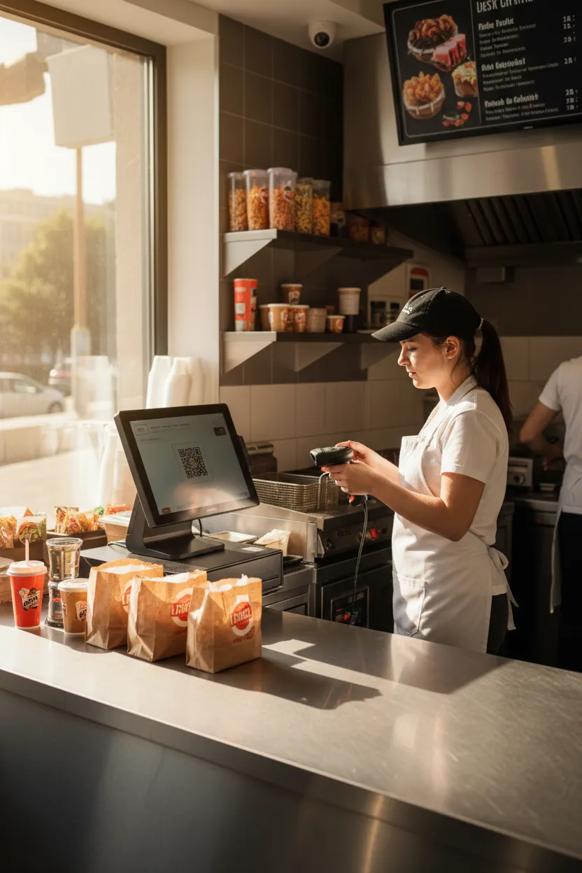 Snackbar & Takeaway met Serveo in gebruik