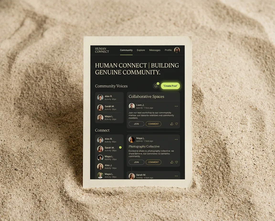 Community Layouts Interactive Member Space Showcase