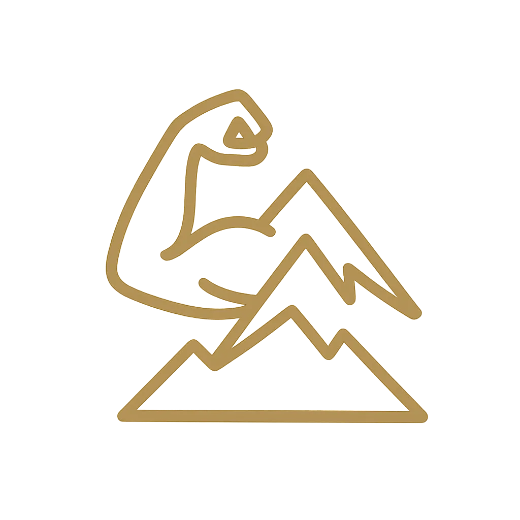 Stronger Than a Mountain Logo