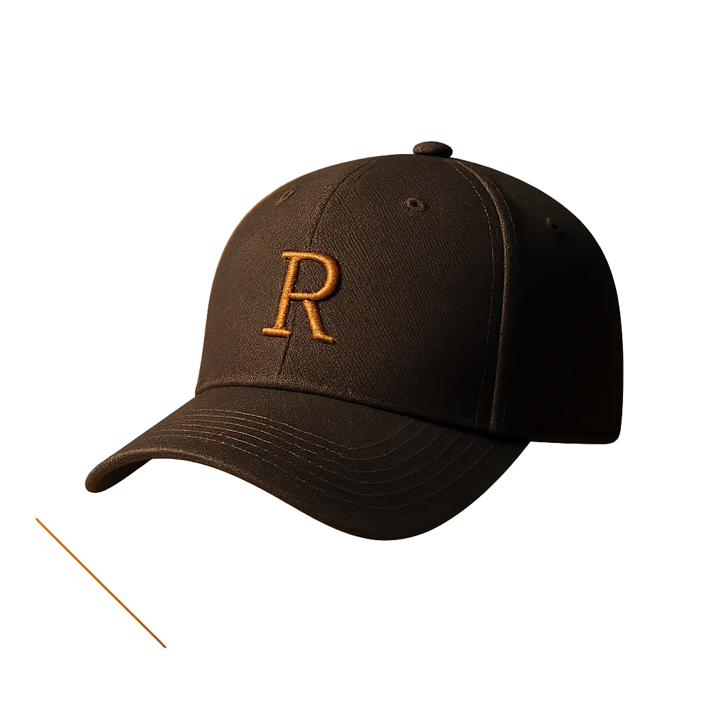 Close-up of personalized cap