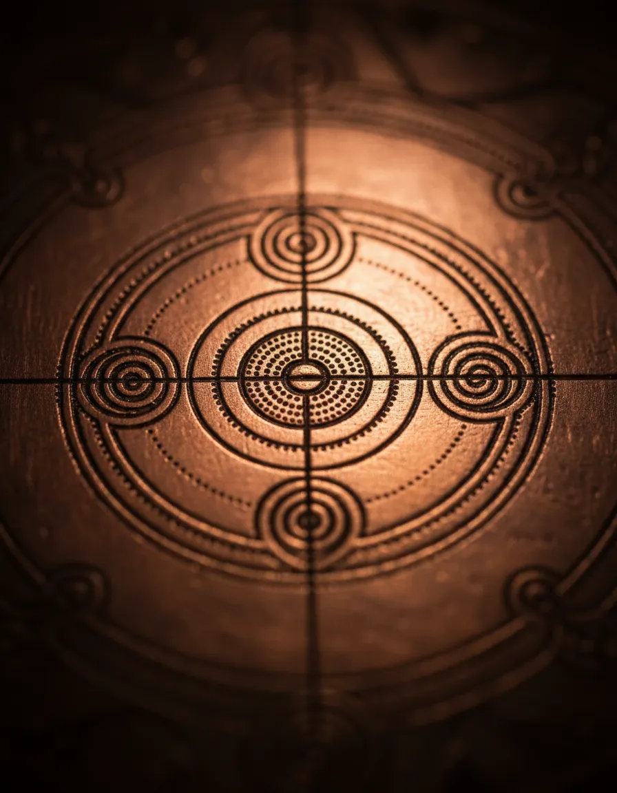 Geographic coordinates engraving macro