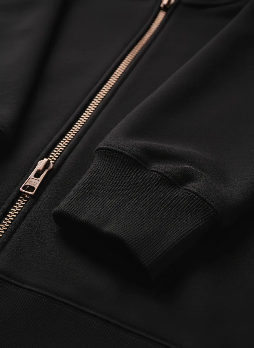 Premium Zip-Up in cinematic lighting