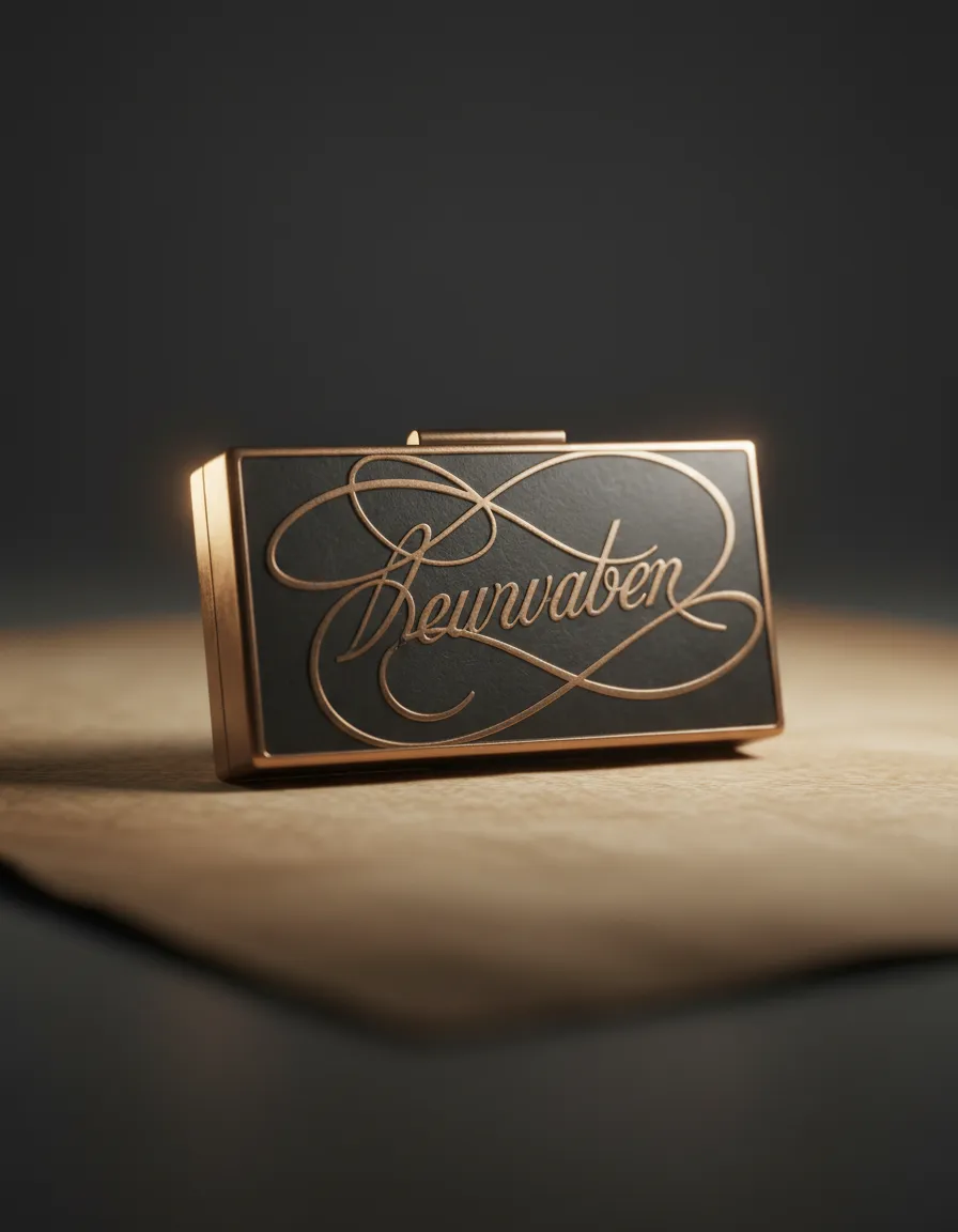 Memorial creation featuring a loved one's name