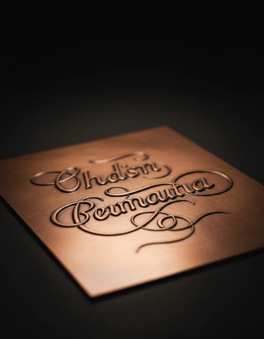 Handwriting and personal messages engraving