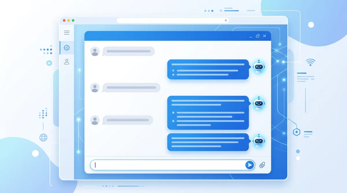 AI conversation workflow and live human handoff dashboard interface