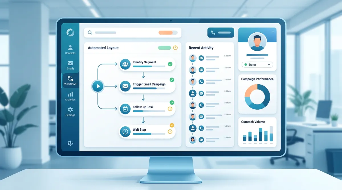 Visual dashboard demonstrating targeted audience segmentation and lead reactivation workflows