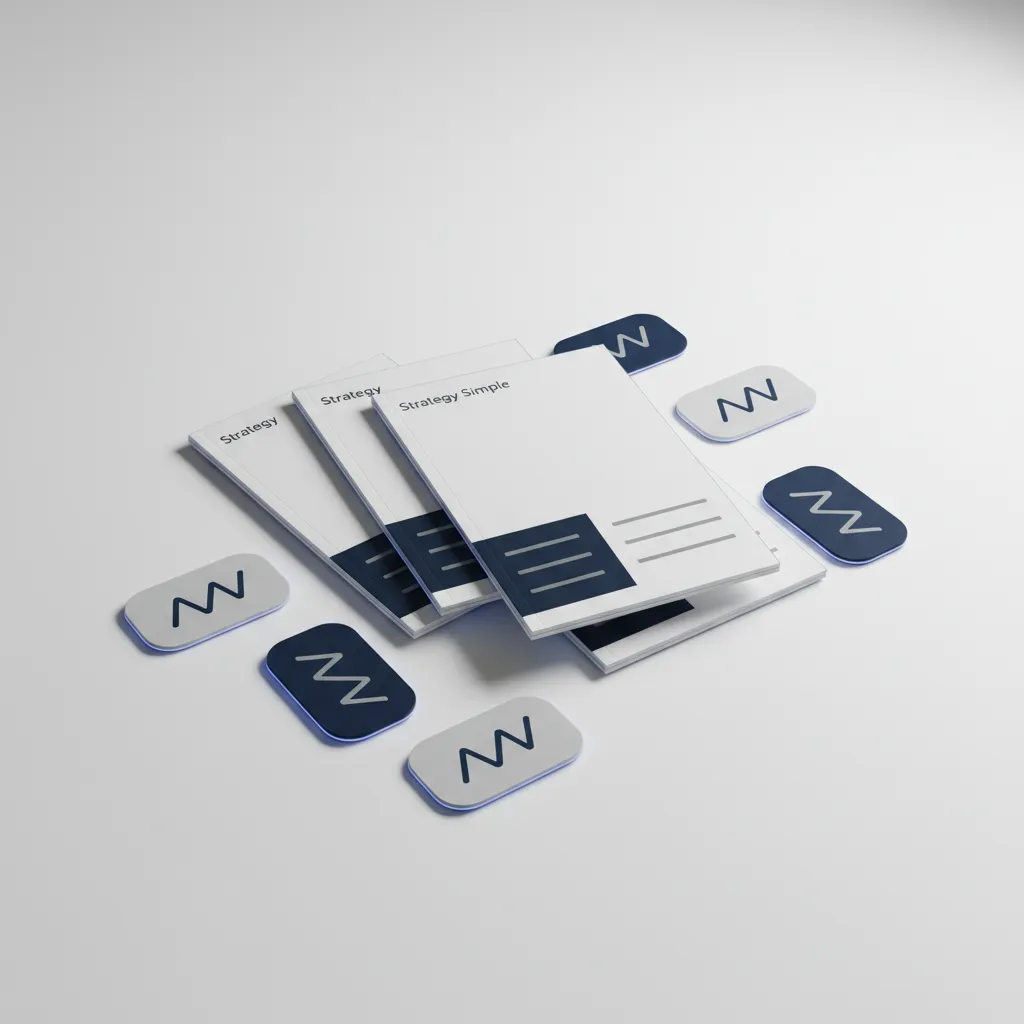 Document mockups showing intent-driven growth reports and data playbooks