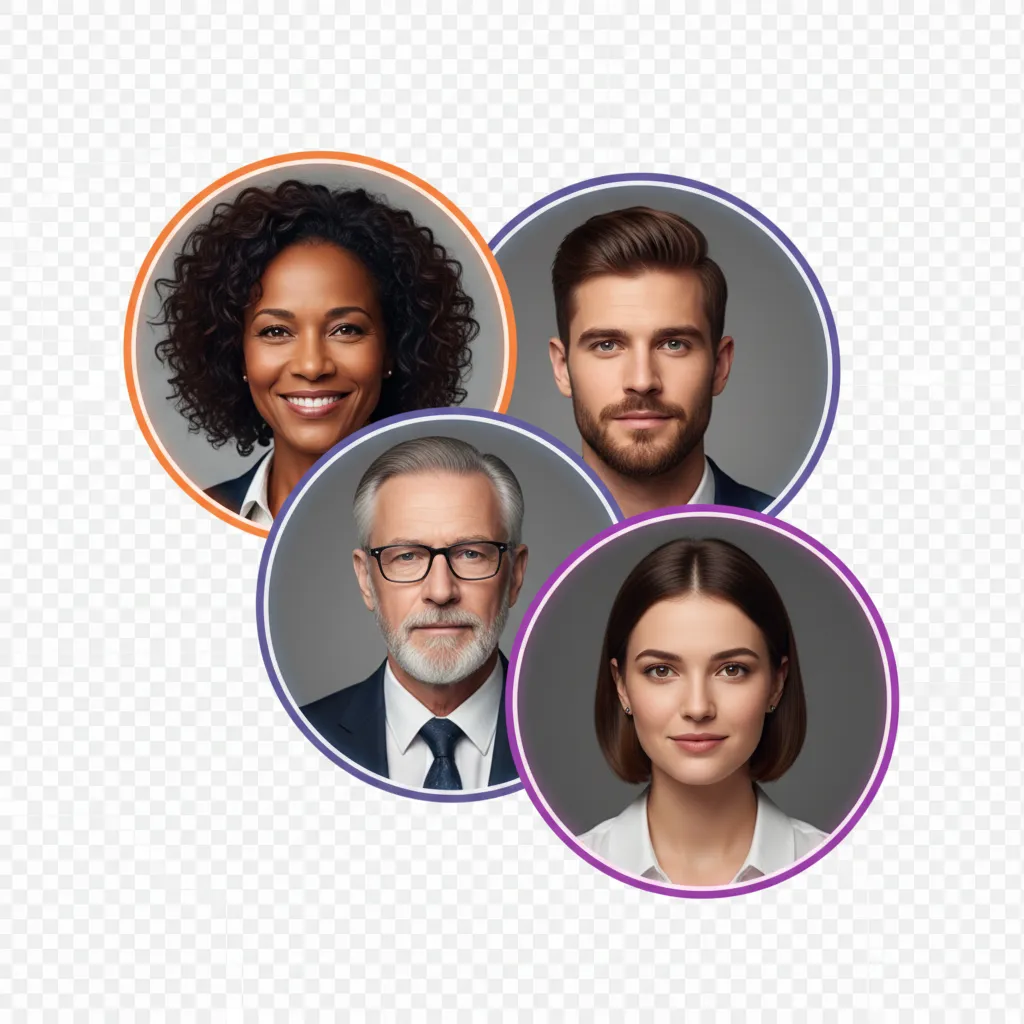 Happy contractor clients avatar stack