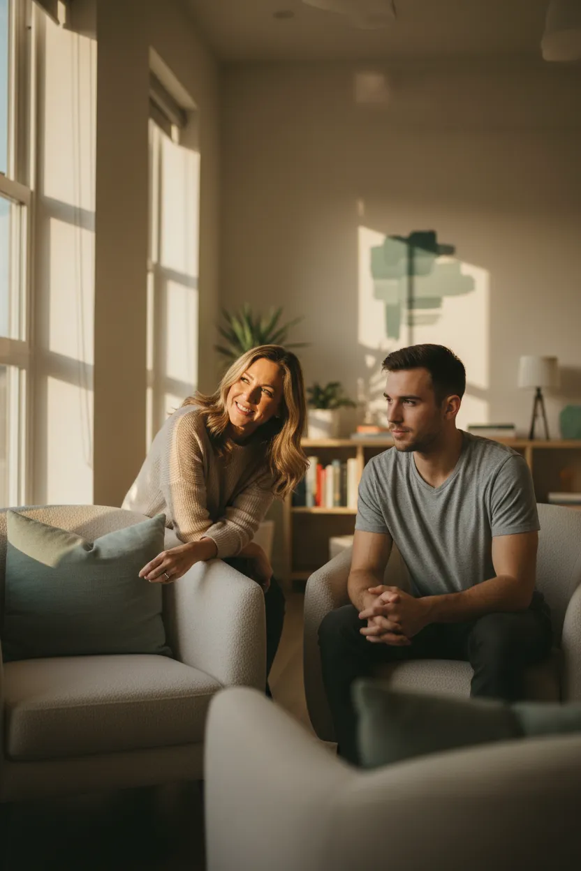 Mental Health Specialist with Client