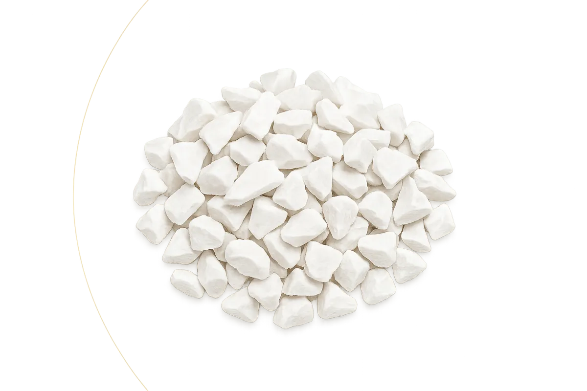 White Marble Chips Sample