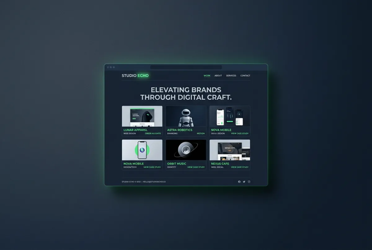 Agency Website Screenshot Preview
