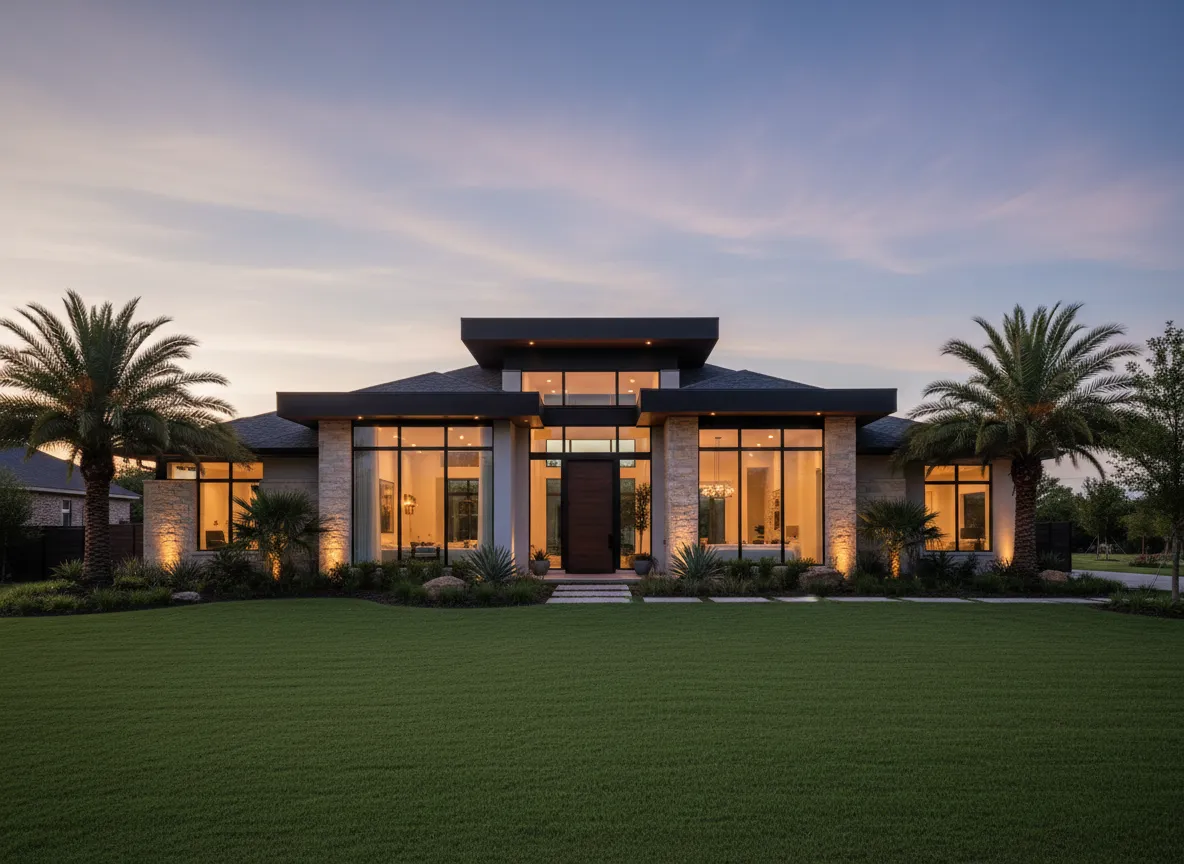 Custom home built in Hidalgo County