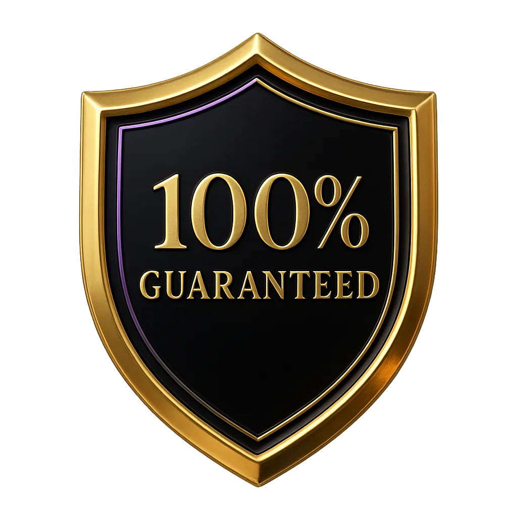 100% Risk-Free Satisfaction Guarantee Shield