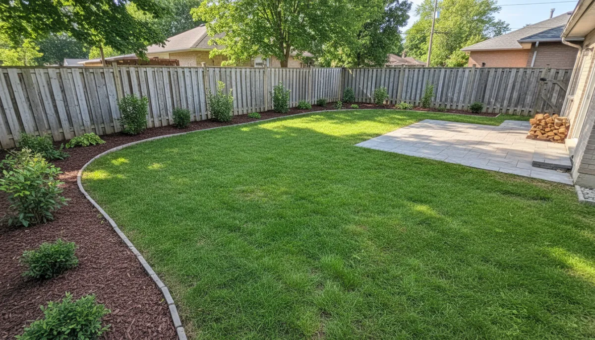 After clean lawn and garden refresh in Etobicoke GTA