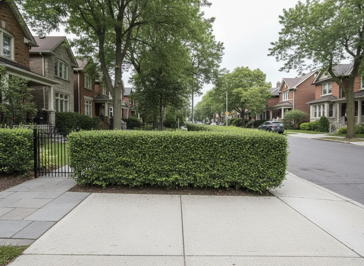 Hedge trimming in Toronto GTA