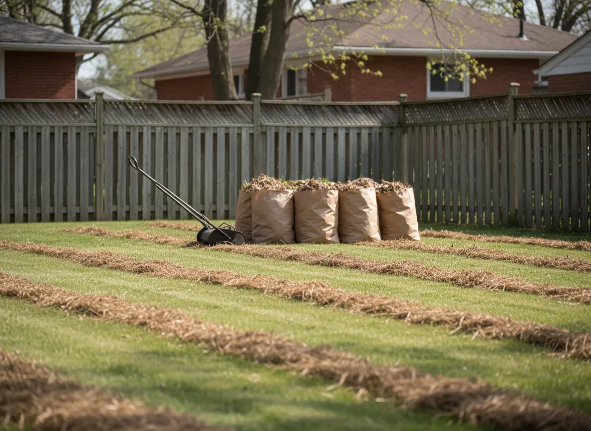 Spring yard cleanup in Toronto GTA