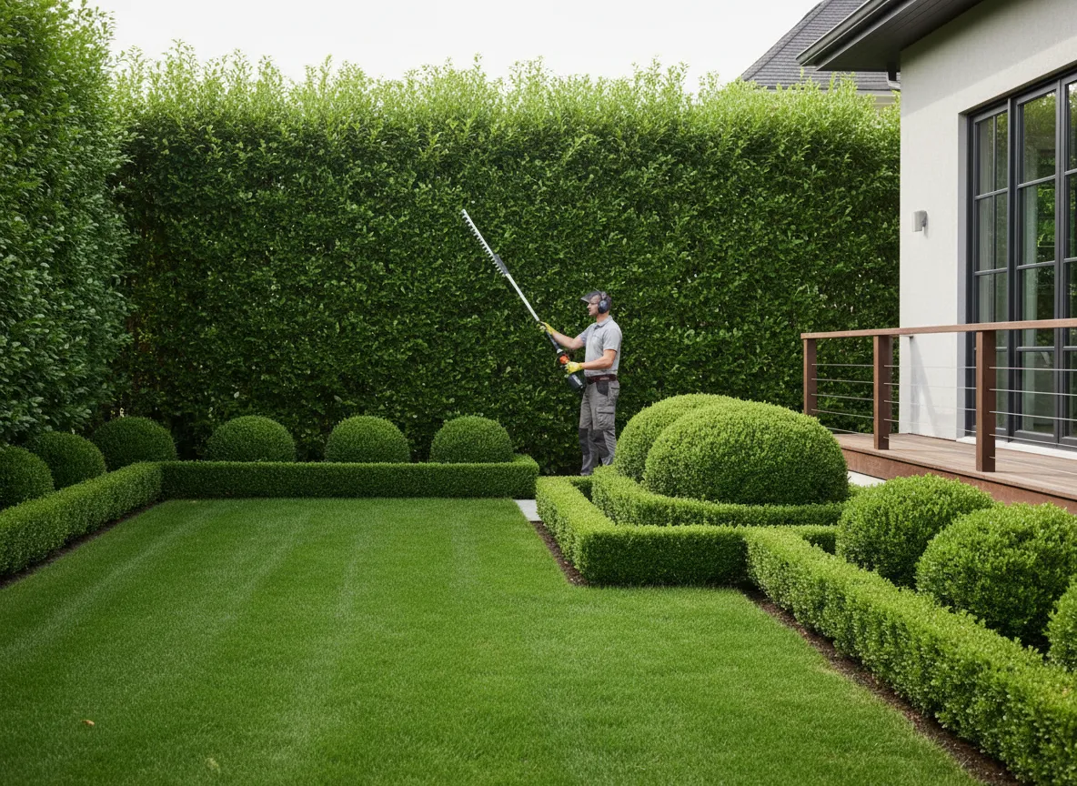 Professional hedge and shrub trimming service in the GTA