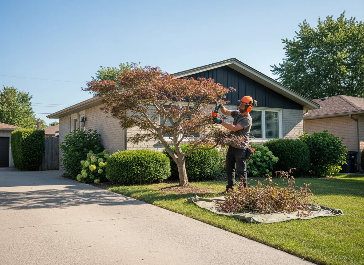 Small tree trimming and branch removal service in the GTA