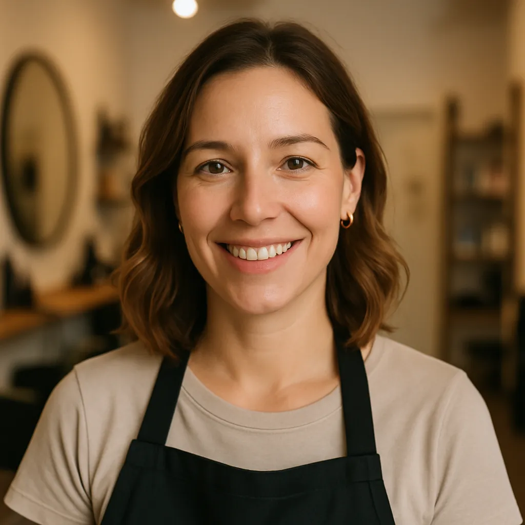 Portrait of Samira R., Salon Owner