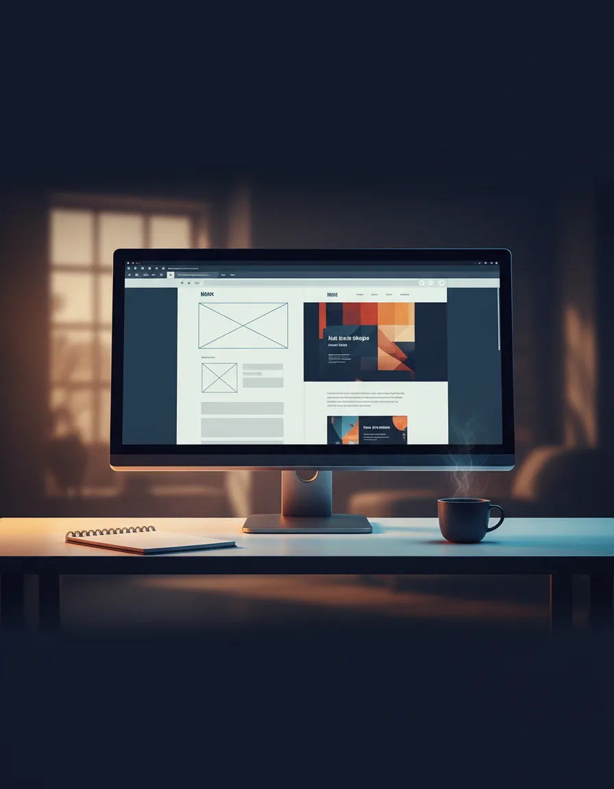 Professional custom web design and development services presentation