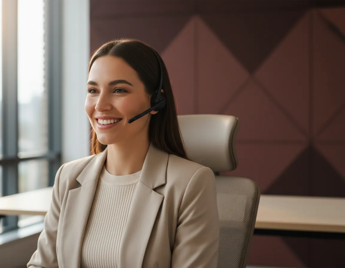 Customer support specialist resolving a delivery concern
