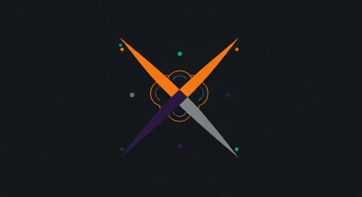 Abstract artwork for BUILD — creation → story → brand