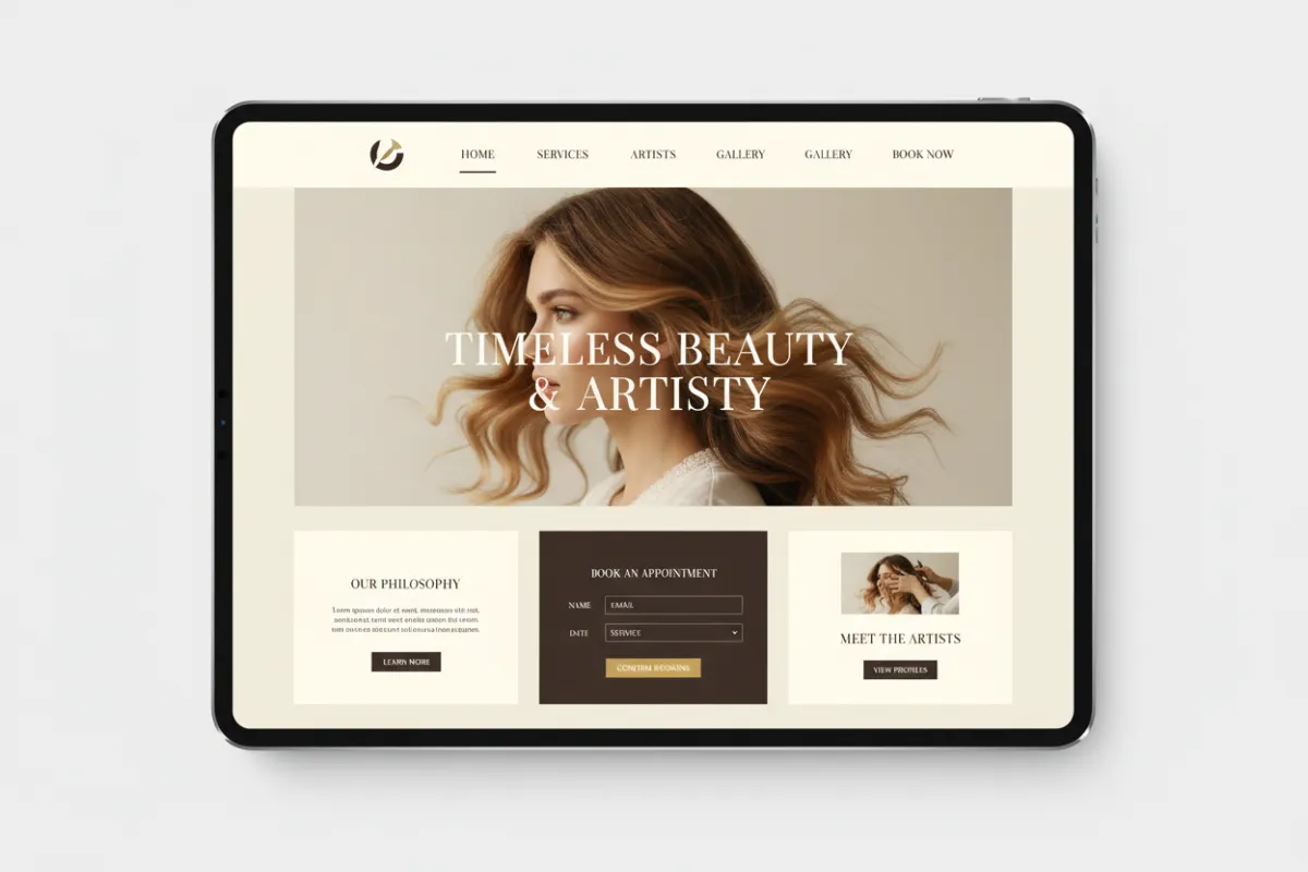 Maison Noir Salon Mockup