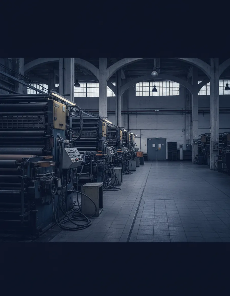 Industrial printing technology representation