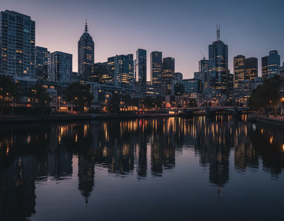 Melbourne city view