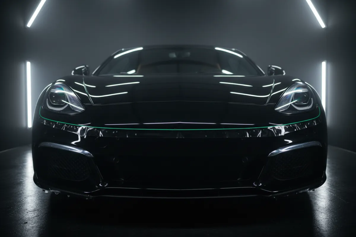 Partial Front PPF Coverage on Luxury Car