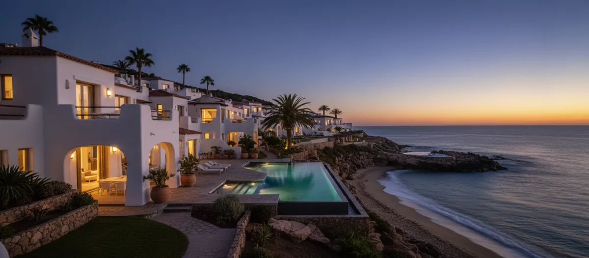 Resort pool and Mediterranean-inspired architecture at Amalfi Resort Zambales