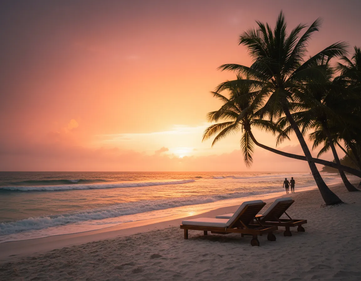 Lifestyle sunset scene near Liwliwa beach in Zambales