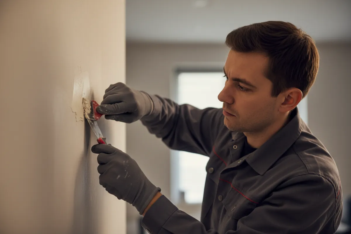 Patching a small drywall hole
