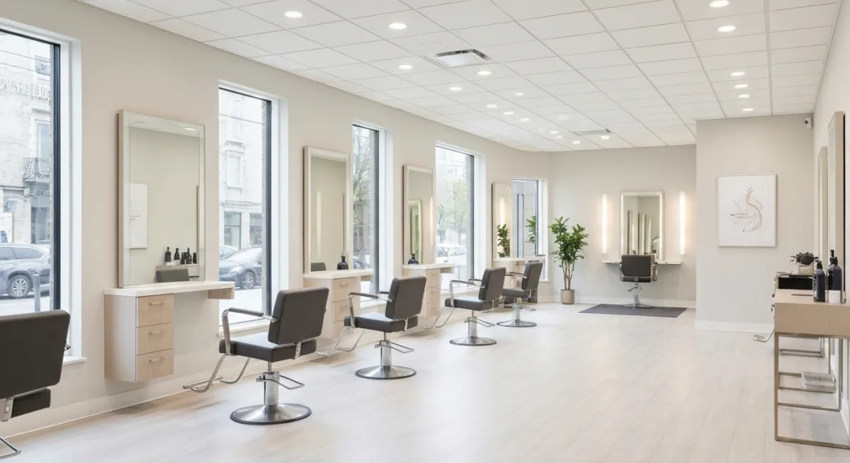 Salon transformation 6