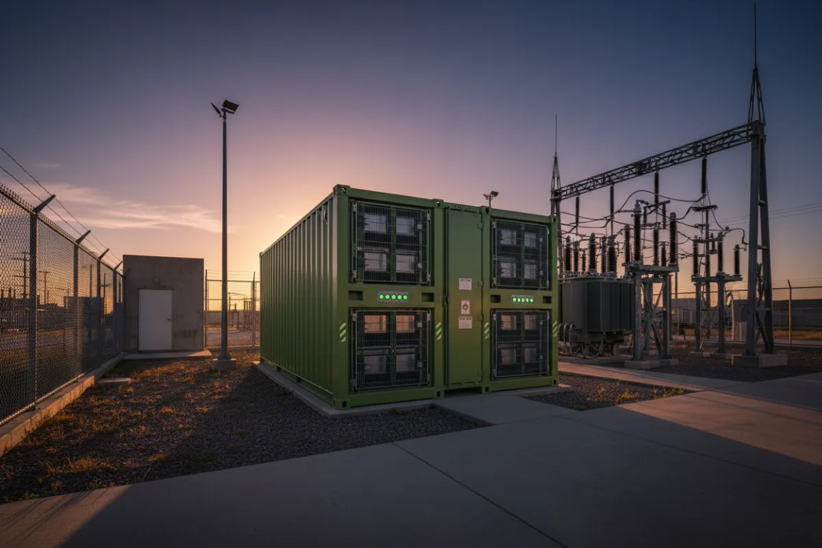 Planta industrial optimizando su consumo energético con BIION BESS