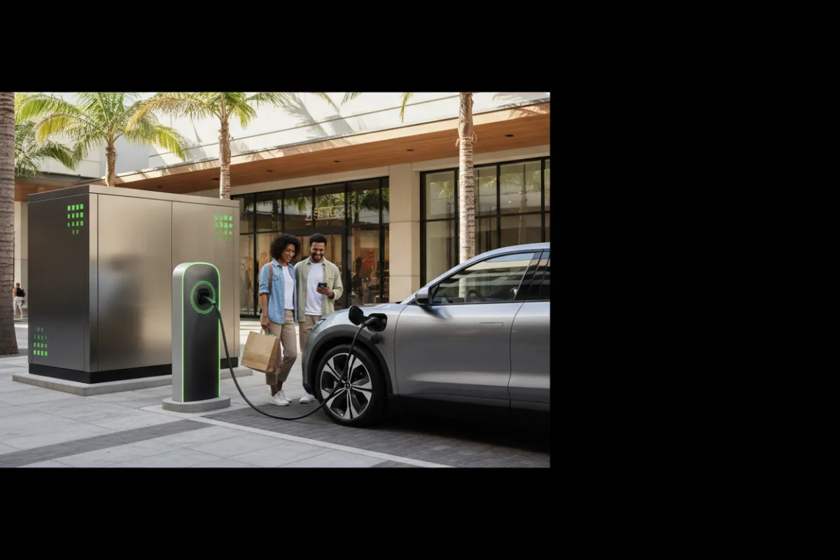 Desarrollo inmobiliario y centro comercial operando de manera sustentable con BIION BESS