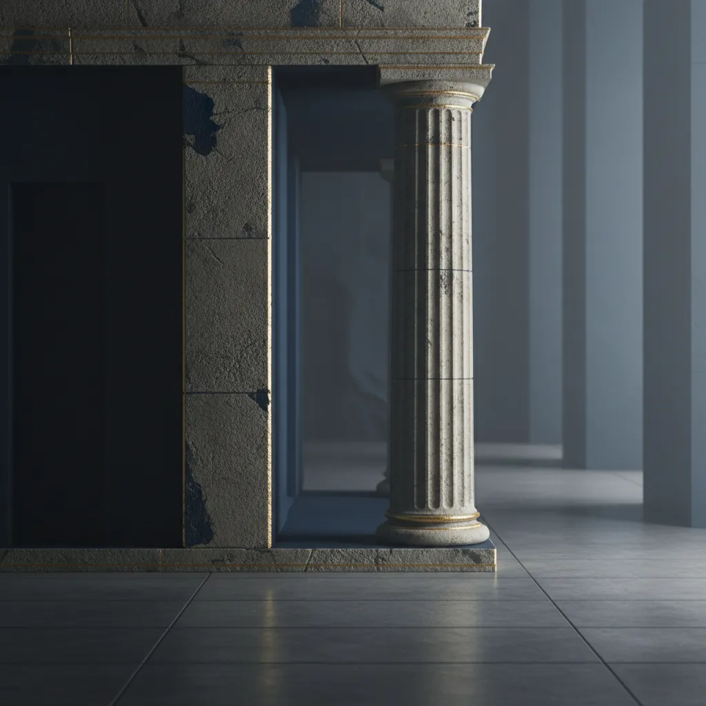 Film-like grade architectural shot representing tax liquidity