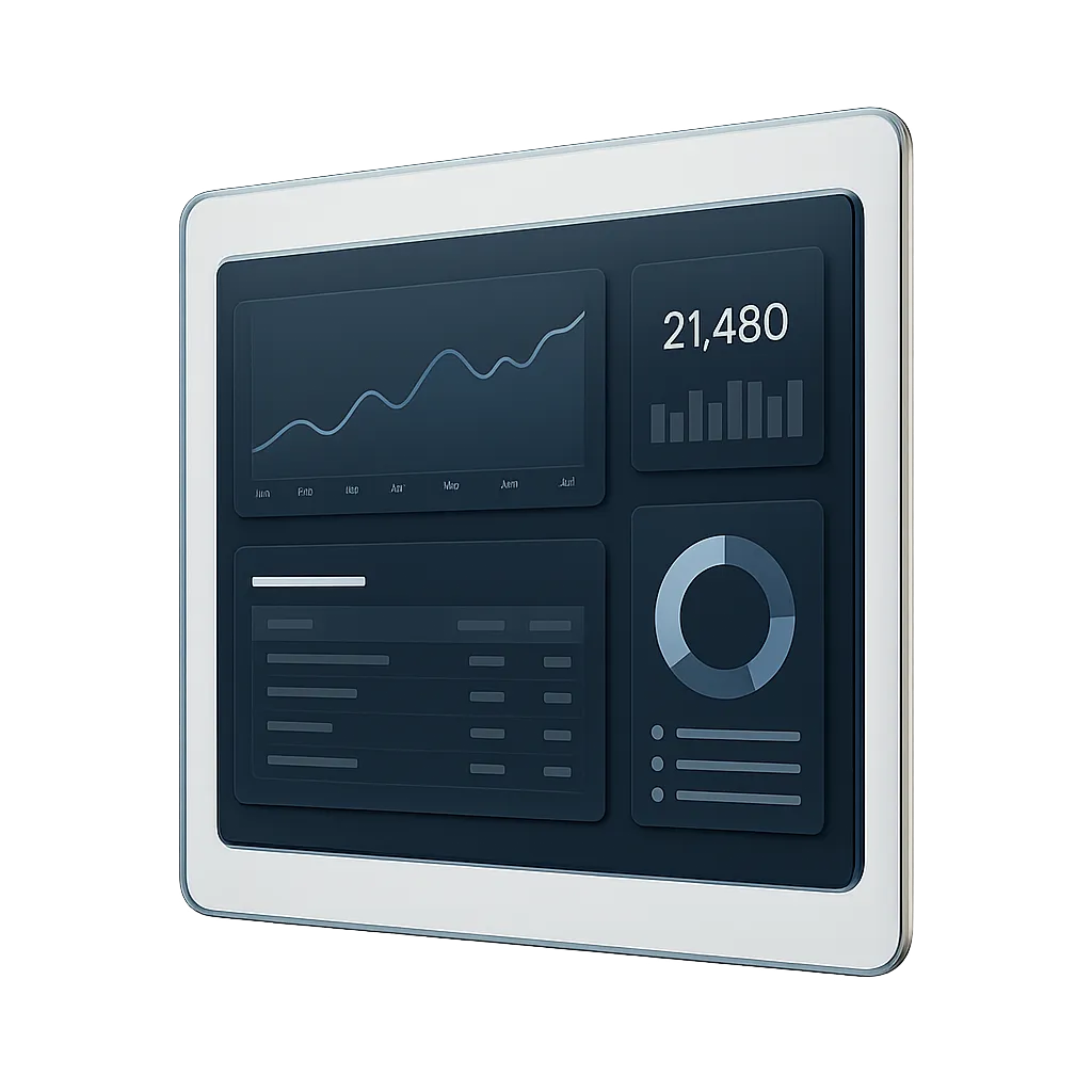 Professional Dashboard Mockup