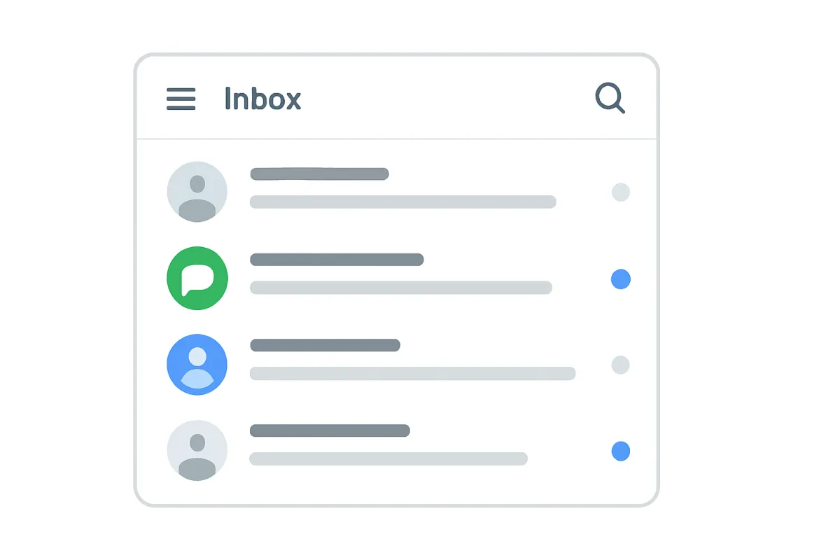 Communication Center inbox screenshot
