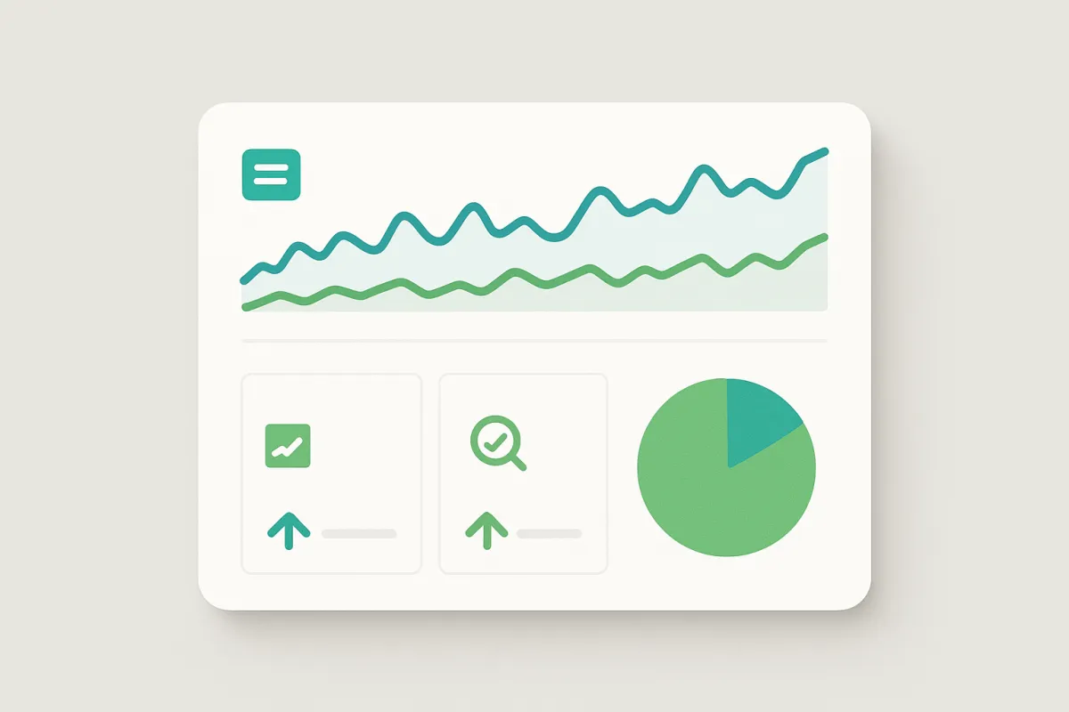 Marketing Center analytics dashboard tile