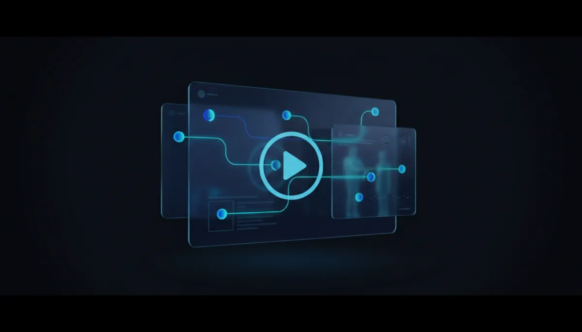 Ignite on-demand webinar video player thumbnail with AI agent dashboard