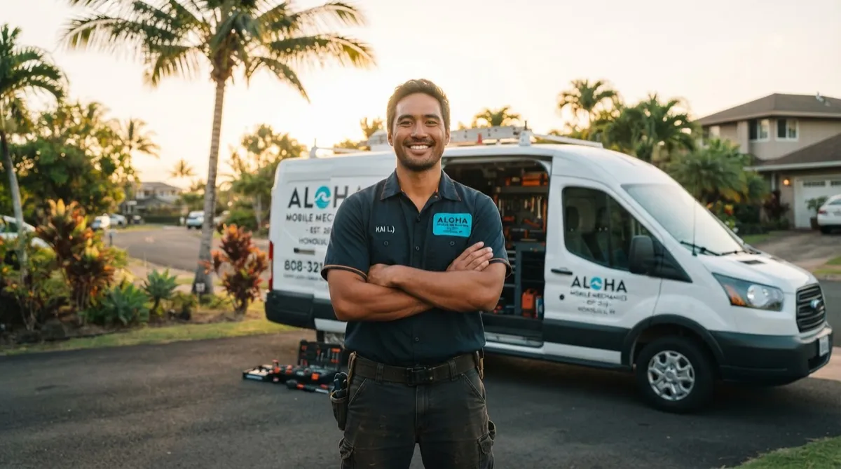 [ADD PHOTO] Brandon - Owner and Lead Mobile Mechanic with Service Van