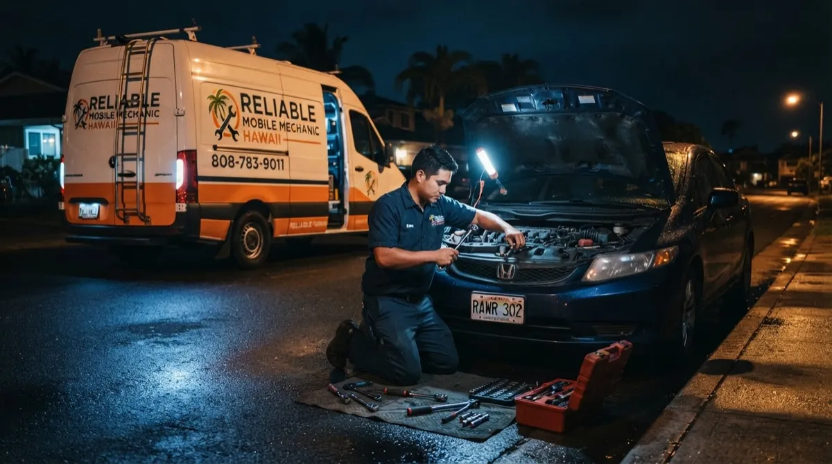 [ADD PHOTO] Mobile Mechanic Service Van and Technician On Site in Ewa Beach